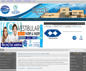 fatepi.com.br: Fatepi/ Faespi
Site da Faculdade Fatepi/ Faespi
