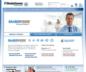 itsolutions-inc.com: Philadelphia IT Company | IT Solutions Consulting | IT Managed Services | FileMaker Development | Network Support, Database Development
IT Solutions has been the leading provider of network support, database development, and IT consulting for the greater Philadelphia area since 1994. Our team of IT consultants is second to none when it comes to IT problem solving and network support.