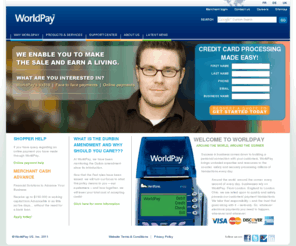 worldpay.net: WorldPay | Welcome to WorldPay
WorldPay processes millions of payments everyday for businesses all over the world - safe, secure and very fast. Accept credit and debit cards, bank transfers, subscriptions, bill payments and more, in multiple currencies and languages.