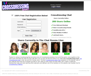 Free crossdresser chat room
