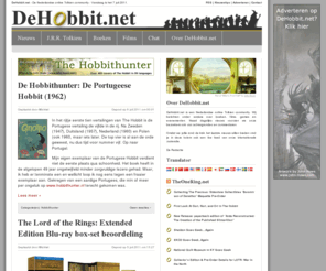 dehobbit.com: DeHobbit.net
De Nederlandse online Tolkien community met nieuws en achtergronden over de Hobbit verfilming, boeken, games en evenementen.