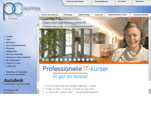 pcgruppen.com: PC-Gruppen | IT kurser Århus | Microsoft  kurser | Adobe kurser |Office kurser | AutoCad kurser |
IT viden der virker. Fuldt udbytte på IT kurser. Få assistance fra professionelle, der har specialiseret sig i formidling af viden indenfor IT, Cad, webdesign, dtp og Office.