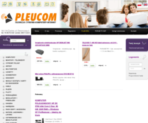 strefasatelitarna.com: Sklep internetowy PLEUCOM :: Pleucom - telewizja satelitarna
Sklep internetowy Pleucom, komputery, monitory, sklep komputerowy, telewizja satelitarna, telewizja naziemna, hdtv, cyfrowy polsat.