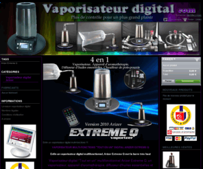 vaporisateur-digital.com: Arizer Extreme Q, vaporisateur Arizer, vaporisateur digital Volcano Digit, Vapir NO2 Digital vaporizer
Vaporisateur digital Arizer Extreme Q et Arizer V-Tower, vaporisateur digital Volcano Digit, vaporizer digital portable Vapir NO2 moins cher acheter en vente 