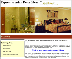 asian-decorating.com: See pictures of Asian decorating ideas
See photos of unique decor ideas for your Chinese or Japanese styled interior