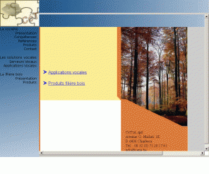 cetia.be: CéTIA, serveurs vocaux et logiciels pour la filière bois
CéTIA est une société d'édition de logiciels spécialisés dans les serveurs vocaux et les logiciels pour la filière bois 
