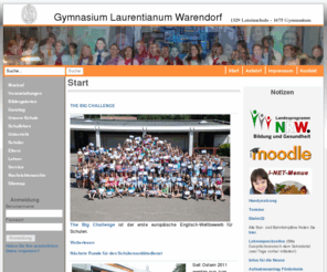 laurentianum-warendorf.de: Gymnasium Laurentianum Warendorf - Start
Homepage des Gymnasium Laurentianum Warendorf