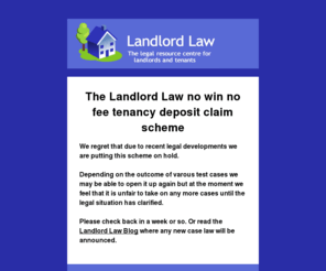 tenancydepositclaim.com: The Landlord Law no win no fee tenancy deposit claim scheme
The