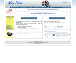 viteunesalle.com: Vite Une Salle - Accueil
Réservation de salles de réunions, pour les petites réunions de tous les jours. 
Location et rentabilisation de vos salles inutilisées aux heures ouvrées