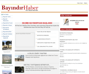 bayindirhaber.com: Bayındır Haber Sitesi
Bayındır'ın Haber Sitesi