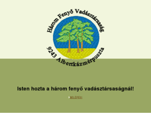 3fenyo.com: Isten hozta a három fenyő vadásztársaságnál!
Isten hozta a három fenyő vadásztársaságnál!Vadászat, vadász, vadászok, apróvad, őz, őzbak, fácán 