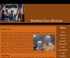 burkinafasomissions.com: Burkina Faso Missions - Burkina Faso Missions
Burkina Faso Missions was started in the mid 80's and is still strong today