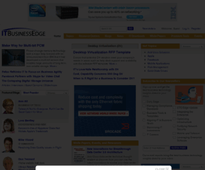 cto-edge.net: Business Technology News, Analysis and Context | ITBusinessEdge.com
IT Business Edge delivers the information, analysis and context that business technology decision makers need to devise strategies, optimize resources and capitalize on IT investments.