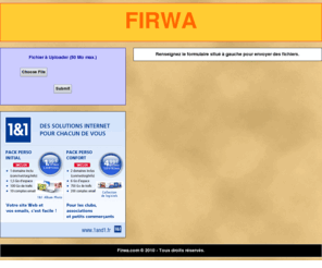 firwa.com: Firwa • Uploader rapide, simple, anonyme et gratuit.
Firwa • Uploader rapide, simple, anonyme et gratuit.