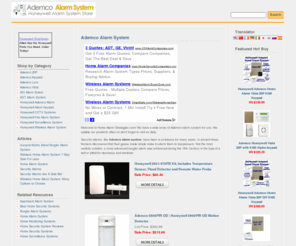 homealarmstrategies.com: Ademco Alarm System | Honeywell Alarm System | Home Alarm Strategies.com
Discover the best deal on Ademco alarm system or Honeywell alarm system. Get the best buy Ademco alarm system now!