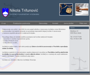 izvrsitelj-trifunovic.com: Izvršitelj in pooblaščeni vročevalec
