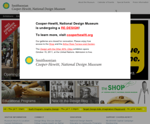 nationaldesignmuseum.org: Cooper-Hewitt, National Design Museum
Design Museum located on the Upper East Side of Manhattan along Museum Mile at 91st Street and Fifth Avenue in NYC (New York City). The only design museum in the United States devoted exclusively to historic and contemporary design.