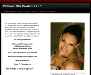 platinumsilkproducts.com: Ethnic Hair Care Products-Belden, Ms
Platinunsilkproducts.com