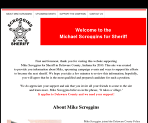 scrogginsforsheriff.com: Home Page
Home Page