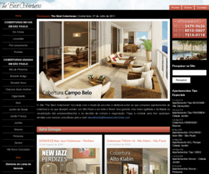 thebestcoberturas.com: As Melhores Coberturas e Apartamentos de Luxo em SP » The Best Coberturas
O The Best Coberturas é especializado em ofertas de Apartamentos de Coberturas (Duplex, Triplex) de Luxo e Alto Padrão em São Paulo.