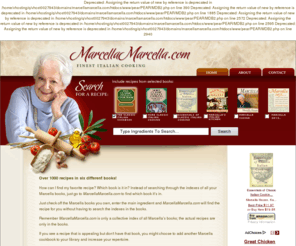 marcellamarcella.com: MarcellaMarcella.com HomePage
MarcellaMarcella.com is a collective index of all Marcella Hazan's recipe books. Over 1500 index references to six of her most famous Italian Cookbooks.