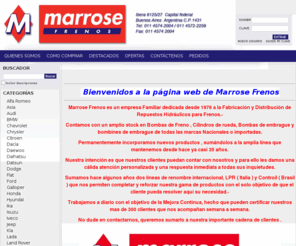 marrosefrenos.com: MARROSE FRENOS - Frenos Hidraulicos
Frenos Hidraulicos