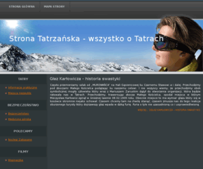 tatrzanska.info: Tatry - Strona główna
Strona Tatrzańska - wszystko o Tatrach