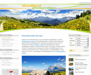 wanderhotels-europa.com: Wanderhotels Europa
Wanderhotels Europa: Verbringen Sie einen traumhaften Urlaub Südtirol!