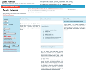 destinnetwork.com: Destin Network
Vacation Rental Homes Destin Florida Fort Walton Beach Okalooosa Island