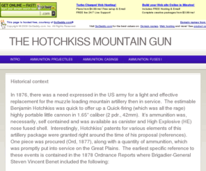 hotchkissmountaingun.com: Hotchkiss Gun
Home Page