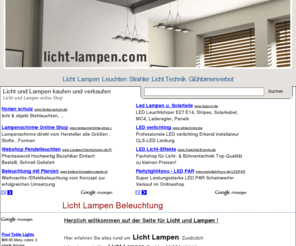 licht-lampen.com: Licht Lampen Beleuchtung - Lampen Online Shop
Lampen & Licht günstig online kaufen: - …