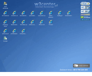 miedzik.com: w3center - Internet Technology
Tworzymy nowoczesne projekty internetowe dla Ciebie i twojej firmy. Niskie ceny i wysoka jakosc naszych uslug potwierdzaja zadowoleni klienci. Zajmujemy sie przedewszystkim tworzeniem stron firmowych, sklep�w internetowe, portali tematycznych i miejskich, stronami urzed�w, grafiki, aplikacji flash, domeny internetowe i hosting czyli wszystkim co moze zbudowac Tw�j wizerunek w Internecie. 
