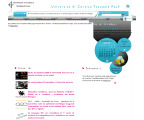 univ-corse.fr: Università di Corsica Pasquale Paoli - Université de Corse Pascal Paoli
Université de Corse