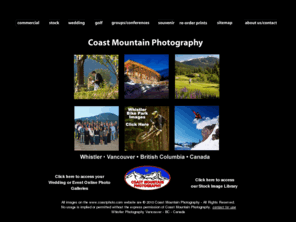 coastphoto.com: Whistler Photography | Stock Photo Weddings Golf Images Gallery
Whistler Photography - Whistler's finest photographers, Coast Mountain Photography. Golf Weddings Summer sports Stock photos Photography galleries