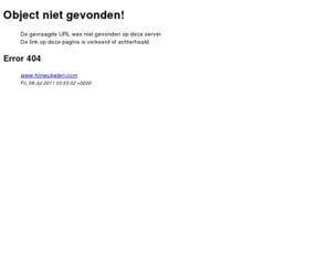 himeubelen.com: Object niet gevonden!
