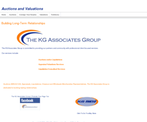 kgassociates.biz: Liquidations Asset Dispositions Appraisals Inventory Machinery Audits
Appraisal Valuation eValuation Inventory Machinery Audits Contract Liquidation Retail Commercial Industrial Manufacturing Raw Materials Finished Goods Wholesale Distribution 