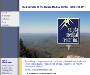 saludamedical.org: The Saluda Medical Center || Community-Based Medical Care
The Saluda Medical Center provides quality, accessible and compassionate Health Care.