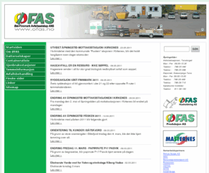 xn--fashusholdning-pqb.com: ØFAS
Velkommen til Øst-Finnmark Avfallsselskap ANS. Husholdning- og næringsrenovasjon, Gassanjarga deponi, gjenbruksstasjoner i Kirkenes, Vardø, Vadø, Båtsfjord, Berlevåg. Selskapet eies av kommunene: Berlevåg, Båtsfjord, Nesseby, Sør-Varanger, Tana, Vadsø, Vardø, Utsjok.