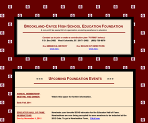 brooklandcaycefoundation.org: BROOKLAND-CAYCE HIGH SCHOOL EDUCATION FOUNDATION
Brookland-Cayce High School Education Foundation