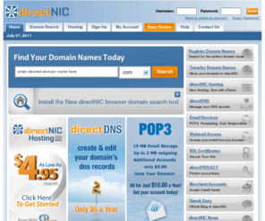 chadandkimi.com: Domains Names, Hosting, and SSL Certificates | directNIC
Register and transfer domain names, get secure affordable hosting, SSL Certificates, and email all at directNIC.com. ICANN-accredited.