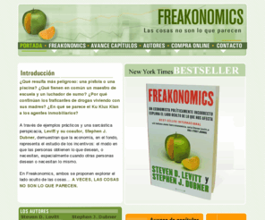 freakonomics.es: Libro Freakonomics :: Las cosas no son lo que parecen
