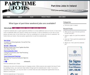 parttimejobsinireland.com: Part Time Jobs in Ireland Choose Your Part Time Ireland Job Here Now!
parttimejobsinireland.com Helps You Find and Choose From 1000's of Part Time Jobs in Ireland Located all around Ireland. Choose Your Perfect Part Time Ireland Job Now!