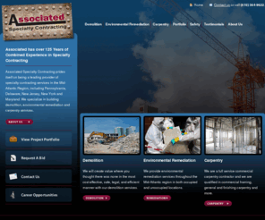 associated.com: Associated Specialty Contracting in Pennsylvania and the Mid-Atlantic
Associated has over 125 years of combined experience in specialty contracting, including demolition, carpentry, and environmental remediation.