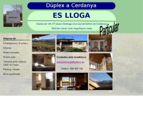 decerdanya.com: alquiler lloguer duplex apartamento BALTARGA BELLVER DE CERDANYA
 alquiler lloguer duplex apartamento BALTARGA BELLVER DE CERDANYA 