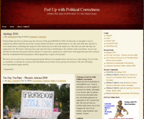 fedupwithpc.com: Fed Up with Political Correctness
