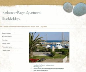 narbonneplageapartment.com: Narbonne-Plage Apartment - Beach holidays
Narbonne-Plage Apartment - Beach holidays