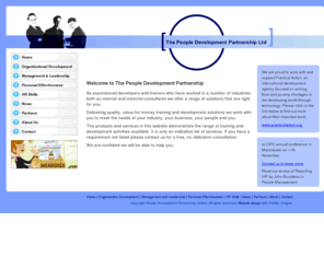 peopledevelopmentpartnership.com: People Development Partnership
We deliver quality, value-for-money training & development solutions. Organisational Development, Management & Leadership and Personal Effectiveness.