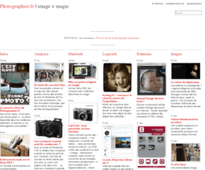 photographier.fr: Photographier.fr: Explorer le futur de la photo numérique
Le site de l'atelier Photographier.fr, un labo d'exploration et de recherche consacré à la photographie numérique.