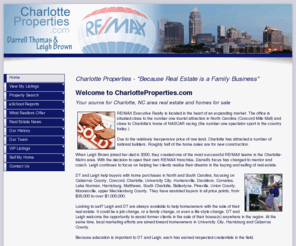 charlotteproperties.com: Charlotte NC Properties, REMAX Real Estate - Home
Charlotte NC Real Estate, Charlotte Real Estate Properties, Charlotte Real Estate Agent, Charlotte NC Listings, REMAX in Charlotte