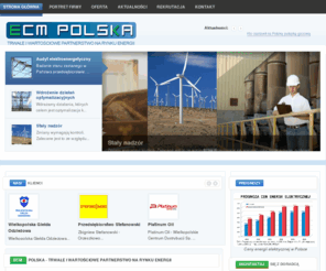 ecmpolska.com: ECM Polska - trwałe i wartościowe partnerstwo na rynku energii.
Oszczędzanie energii elektrycznej poprzez optymalizacje,stały nadzór oraz audyt energetyczny - zmiana sprzedawcy energii. Specjalizujemy się w optymalizacji kosztów. Kompleksowy zakres usług.